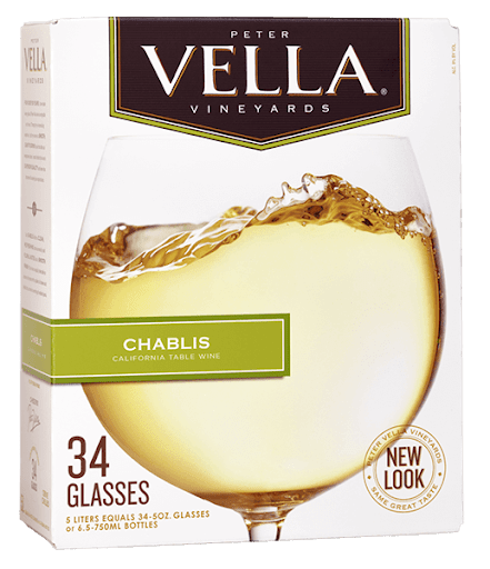 White Wine Box Peter Vella CA Chablis 5 Ltr - Compare prices in UAE